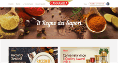 Desktop Screenshot of cannamela.it